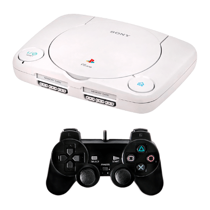 Консоль Sony PlayStation 1 Slim Europe White Б/У - Retromagaz