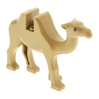 Фигурка Lego Земля Camel with Black Eyes and White Pupils Pattern Animals 88291c01pb01 1 4589490 4589494 Tan Б/У - Retromagaz