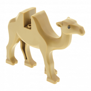 Фигурка Lego Земля Camel with Black Eyes and White Pupils Pattern Animals 88291c01pb01 1 4589490 4589494 Tan Б/У - Retromagaz