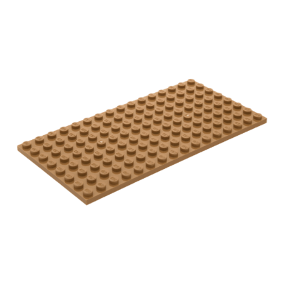 Пластина Lego Обычная 8 x 16 92438 4624163 Dark Tan 2шт Б/У - Retromagaz