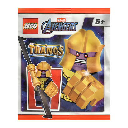 Конструктор Lego Фігурка Thanos Paper Bag Super Heroes 242215 sh0696 Новий - Retromagaz