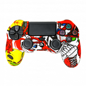 Чехол Силиконовый RMC PlayStation 4 Monsters White Red Новый