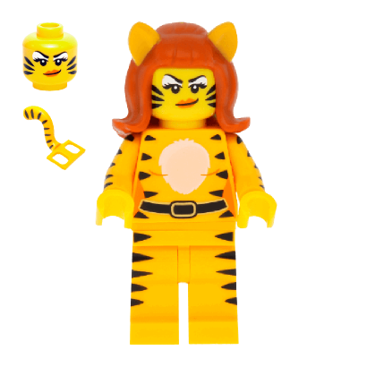 Фигурка Lego Series 14 Tiger Woman Collectible Minifigures col219 Б/У - Retromagaz