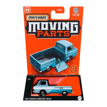 Тематическая Машинка Matchbox 1961 Corvair Rampside Truck Moving Parts 1:64 FWD28/HVM90 Blue - Retromagaz