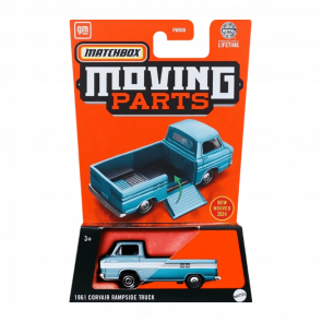 Тематическая Машинка Matchbox 1961 Corvair Rampside Truck Moving Parts 1:64 FWD28/HVM90 Blue - Retromagaz