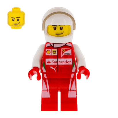 Фигурка Lego Speed Champions Scuderia Ferrari SF16-H Driver Другое sc036 Б/У - Retromagaz