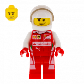 Фигурка Lego Speed Champions Scuderia Ferrari SF16-H Driver Другое sc036 Б/У - Retromagaz