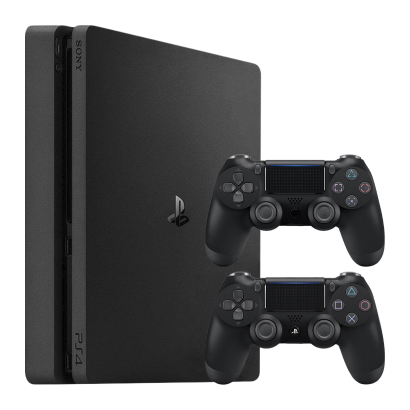 Набір Консоль Sony PlayStation 4 Slim 500GB Black Б/У  + Геймпад Бездротовий RMC DoubleShock 4 - Retromagaz