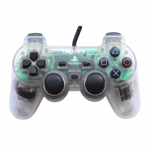 Геймпад Проводной Sony PlayStation 2 DualShock 2 SCPH-10010 Crystal Б/У - Retromagaz