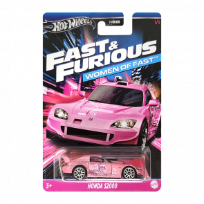 Тематична Машинка Hot Wheels Honda S2000 Women of Fast & Furious 1:64 HNR88/HRW36 Pink - Retromagaz