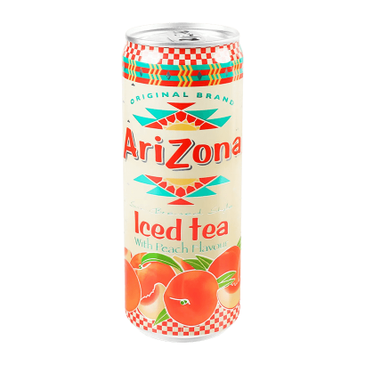 Чай Холодний Arizona Черный со Вкусом Персика 330ml - Retromagaz