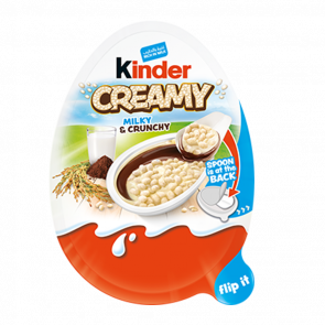 Шоколадне Яйце Kinder Creamy Milky & Crunchy 19g