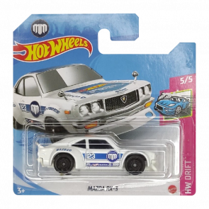 Машинка Базова Hot Wheels Mazda RX-3 Mad Mike Drift 1:64 GTB27 White