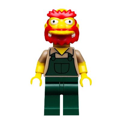 Фігурка Lego The Simpsons Groundskeeper Willie Cartoons sim039 Б/У - Retromagaz