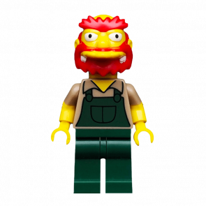 Фігурка Lego The Simpsons Groundskeeper Willie Cartoons sim039 Б/У - Retromagaz