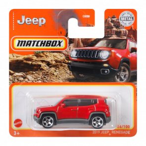 Машинка Велике Місто Matchbox '19 Jeep Renegade Off-Road 1:64 HVP10 Orange - Retromagaz