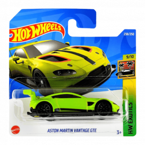 Машинка Базова Hot Wheels Aston Martin Vantage GTE Exotics 1:64 HCT19 Green - Retromagaz