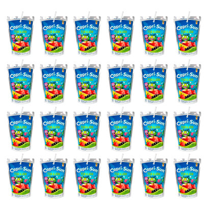 Набор Напиток соковый Capri-Sun Fun Monster Alarm 200ml 24шт - Retromagaz