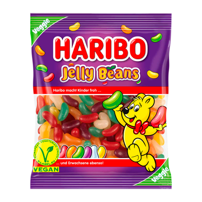 Конфеты Жевательные Haribo Jelly Beans Veggie 160g - Retromagaz