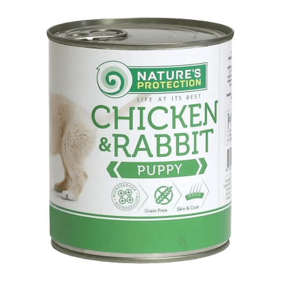 Влажный Корм для Собак Nature's Protection Puppy Курица и Кролик 400g - Retromagaz