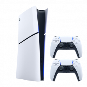 Набор Консоль Sony PlayStation 5 Slim Digital Edition 1TB White Новый  + Геймпад Беспроводной DualSense - Retromagaz