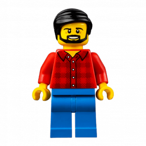 Фігурка Lego People 973pb2343 Flannel Shirt City cty0664 Б/У