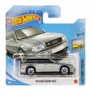 Машинка Базова Hot Wheels '94 Audi Avant RS2 Factory Fresh 1:64 GTB75 Silver - Retromagaz