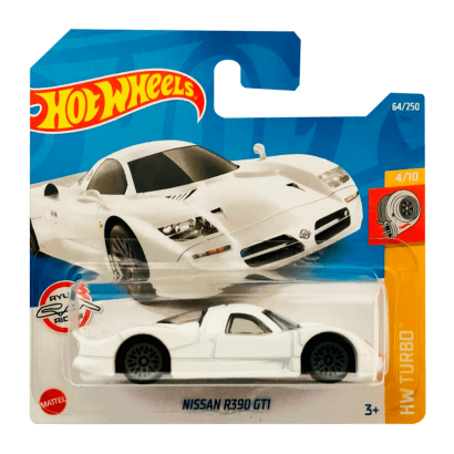 Машинка Базова Hot Wheels Nissan R390 GTI Turbo 1:64 HCT77 White - Retromagaz