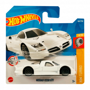 Машинка Базовая Hot Wheels Nissan R390 GTI Turbo 1:64 HCT77 White