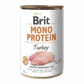 Влажный Корм для Собак Brit Care Mono Protein Индейка 400g