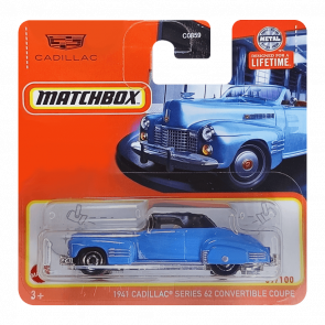 Машинка Большой Город Matchbox '41 Cadillac Series 62 Showroom 1:64 GKK27/HVL57/HVN85 Blue - Retromagaz