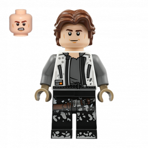 Фигурка Lego Повстанец Han Solo White Jacket Black Legs Star Wars sw0915 Б/У