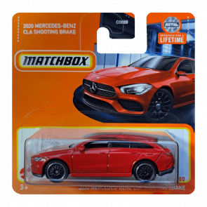 Машинка Большой Город Matchbox 2020 Mercedes-Benz CLA Shooting Brake Showroom 1:64 HVP18 Red - Retromagaz