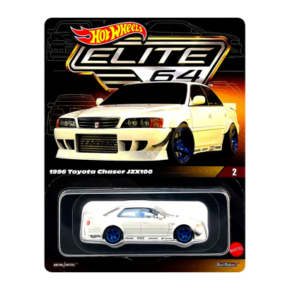 Машинка Premium Hot Wheels 1996 Toyota Chaser JZX100 Elite 64 1:64 HGW10 White - Retromagaz