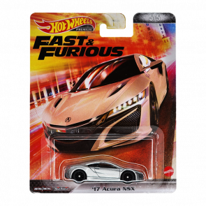 Машинка Premium Hot Wheels '17 Acura NSX Fast & Furious 1:64 HCP30 Silver