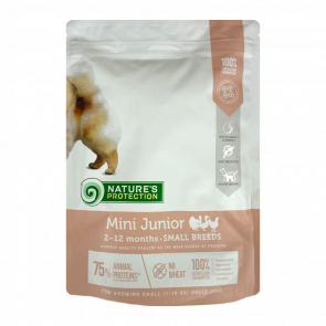 Сухой Корм Nature's Protection для Собак Nature's Protection Mini Junior Small Breeds Домашняя Птица 500g - Retromagaz