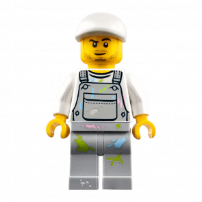 Фигурка Lego Hospital Overalls with Paint Splatters City cty0897 Б/У