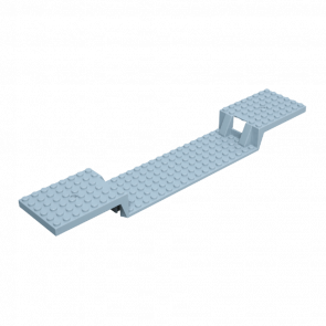 Для Поезда Lego Основа Split-Level without Bottom Tubes 6 x 34 87058 4616995 Light Bluish Grey Б/У - Retromagaz