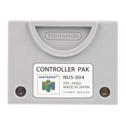 Карта Пам'яті RMC N64 Controller Pak 32KB Light Grey Новий - Retromagaz