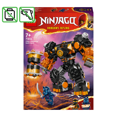 Конструктор Lego Робот Земної Стихії Коула Ninjago 71806 Без Фигурок Новый - Retromagaz