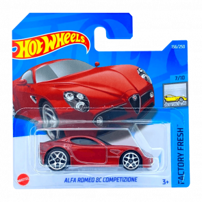 Машинка Базова Hot Wheels Alfa Romeo 8C Competizione Factory Fresh 1:64 HCV56 Red - Retromagaz