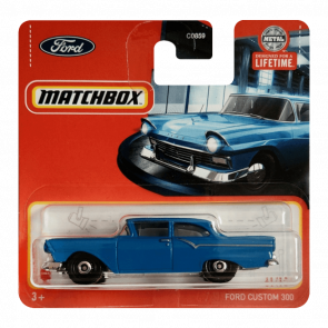 Машинка Большой Город Matchbox 1957 Ford Custom 300 Showroom 1:64 HVN86/HVL58 Blue