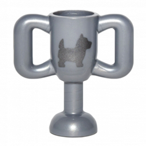 Спорт Lego Trophy Cup Small with Silver Terrier Dog Pattern 10172pb001 6160287 Flat Silver Б/У - Retromagaz