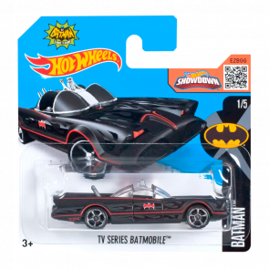 Машинка Базовая Hot Wheels TV Series Batmobile Batman 1:64 DHT15 Black - Retromagaz