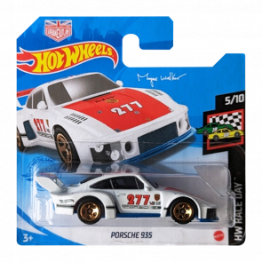 Машинка Базова Hot Wheels Magnus Walker Urban Outlaw Porsche 935 Race Day 1:64 GRX60 White - Retromagaz