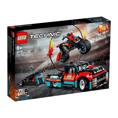 Конструктор Lego Stunt Show Truck & Bike Technic 42106 Новий - Retromagaz