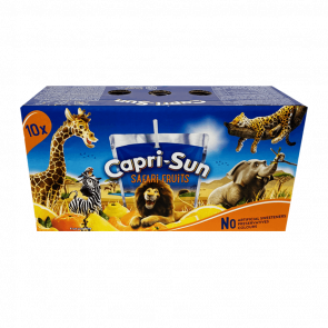 Набір Напій Соковий Capri-Sun 10шт Safari Fruits 200ml - Retromagaz