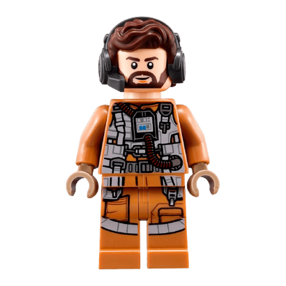 Фігурка Lego Рух Опору Nodin Chavdri Speeder Pilot Star Wars sw0883 Б/У - Retromagaz