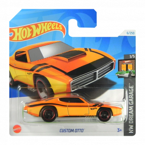 Машинка Базовая Hot Wheels Custom Otto Dream Garage 1:64 HTB49 Orange - Retromagaz