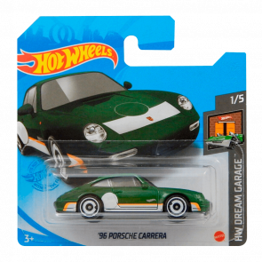 Машинка Базовая Hot Wheels '96 Porsche Carrera Dream Garage 1:64 GTB93 Green - Retromagaz